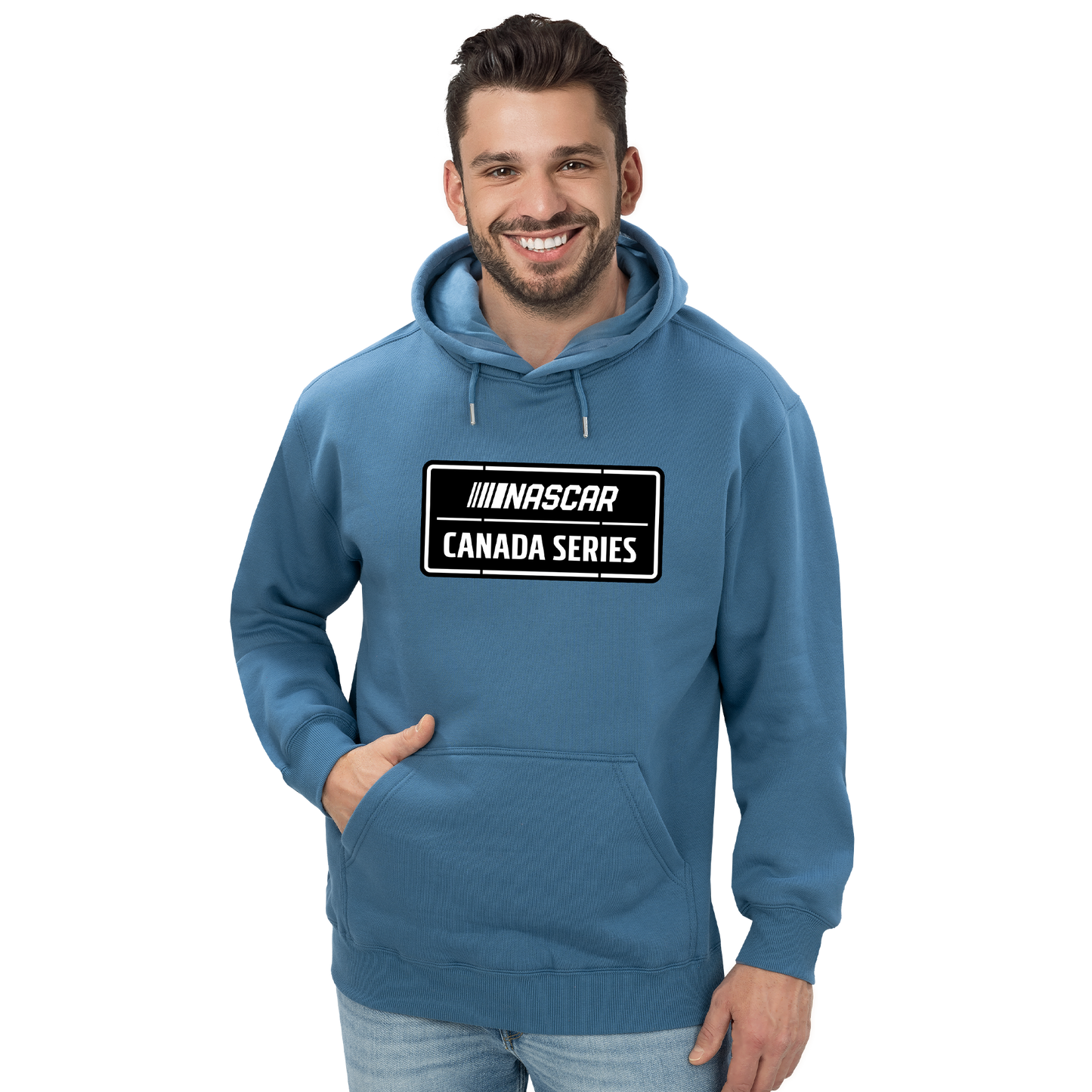 NASCAR Canada Series Unisex Motion Pullover Hoodie – Stone Blue