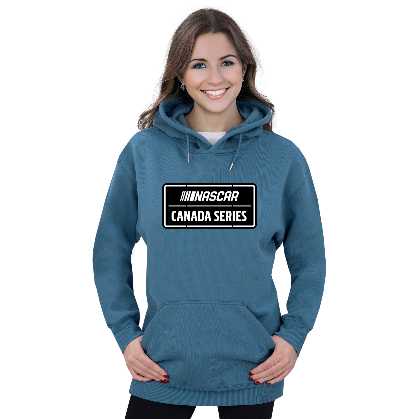 NASCAR Canada Series Unisex Motion Pullover Hoodie – Stone Blue