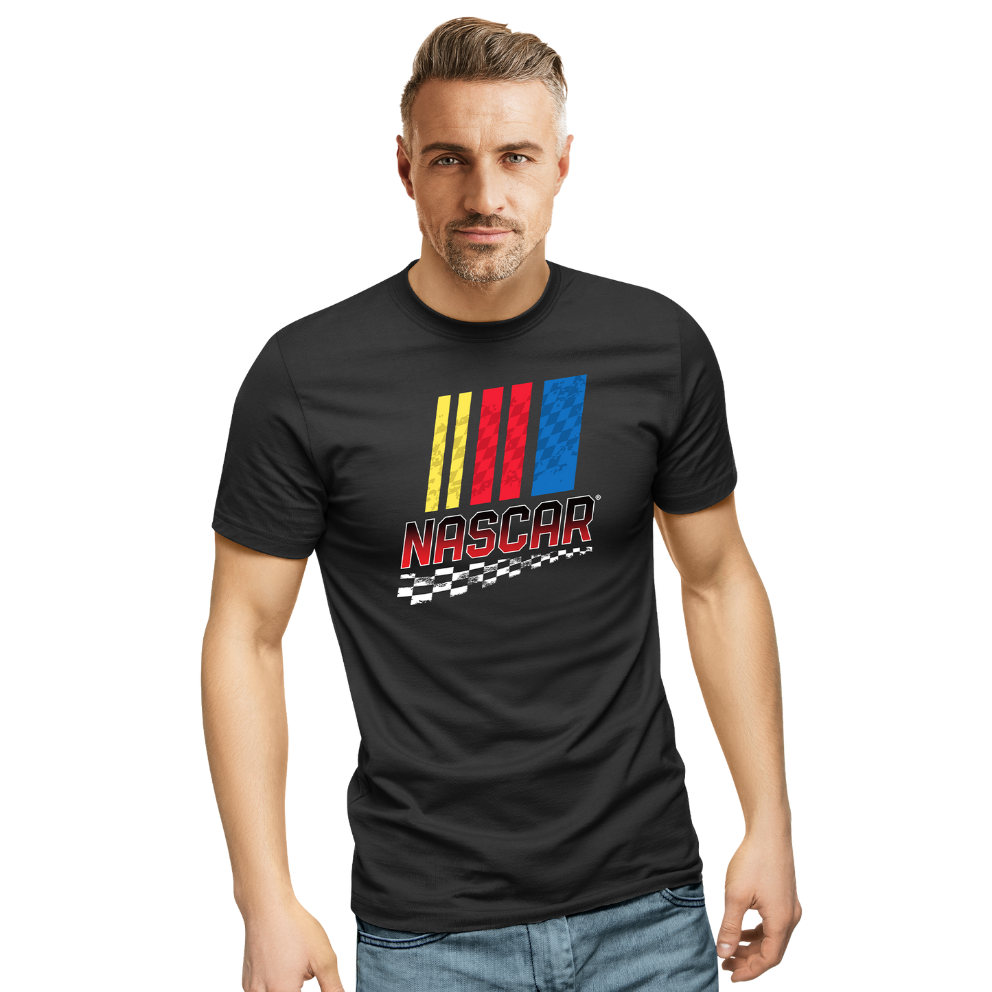 Adult Checker Bar T-Shirt