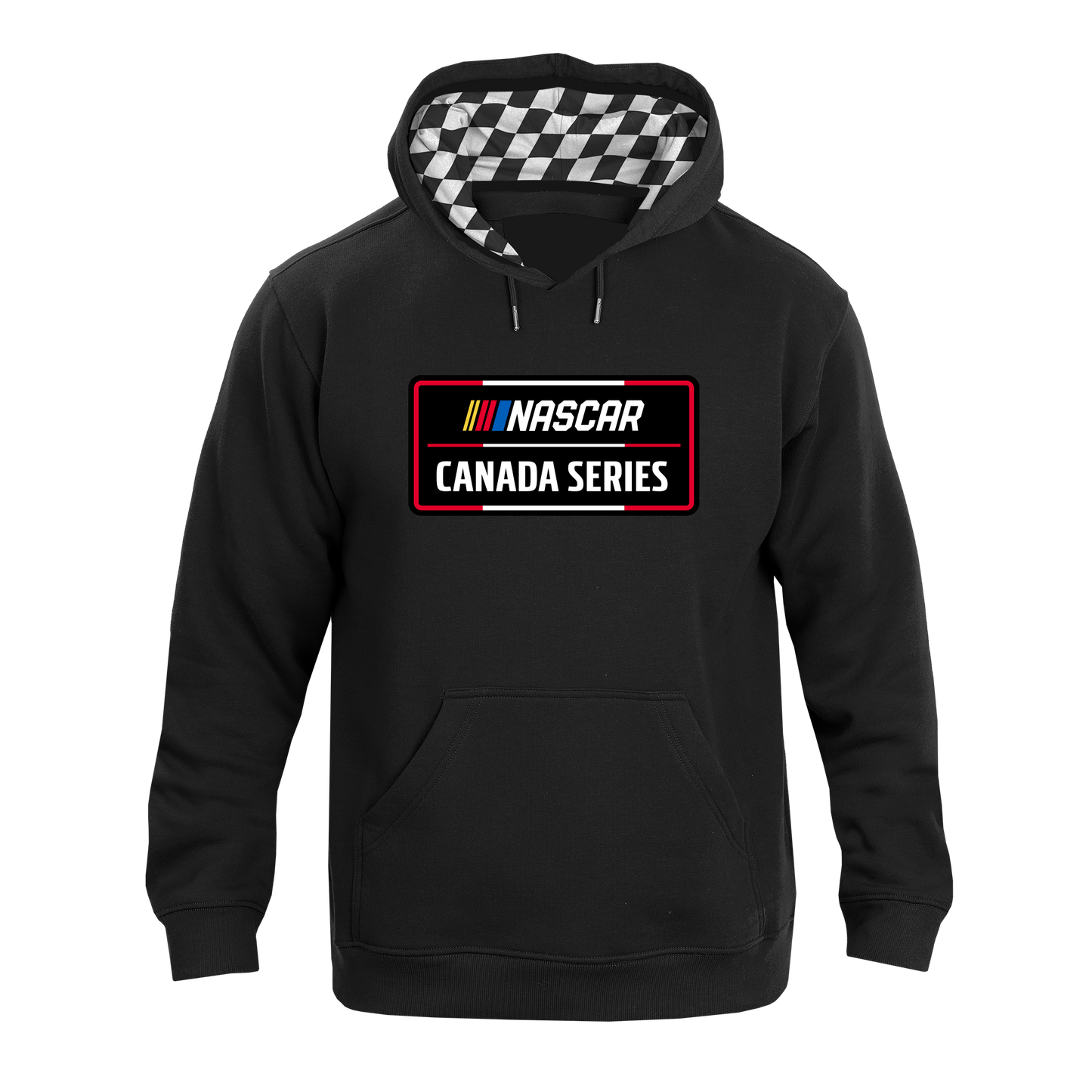 NASCAR Canada Series Unisex Motion Hoodie - Black/Checkers