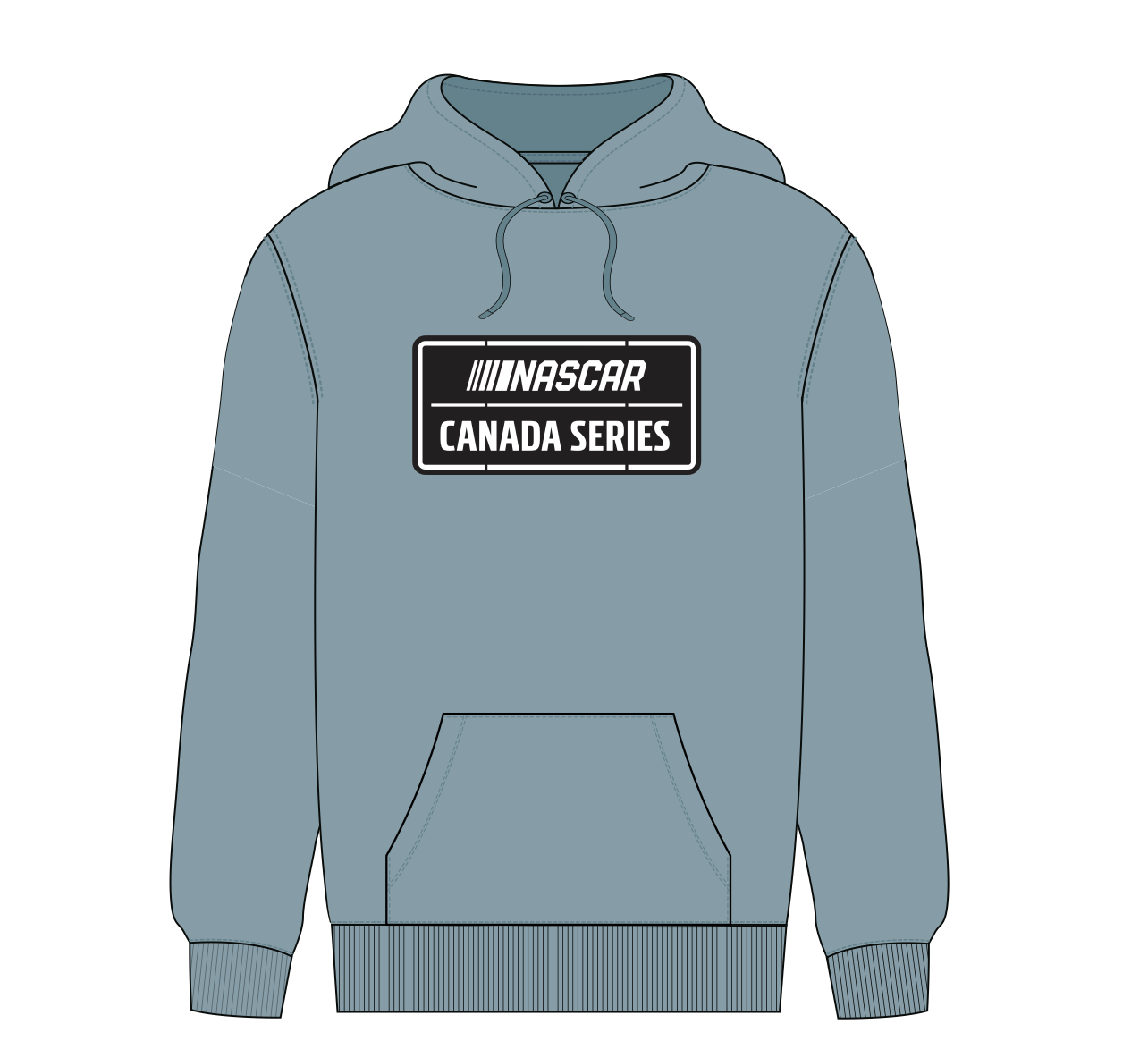 NCS Unisex Hoodie - Steel Blue