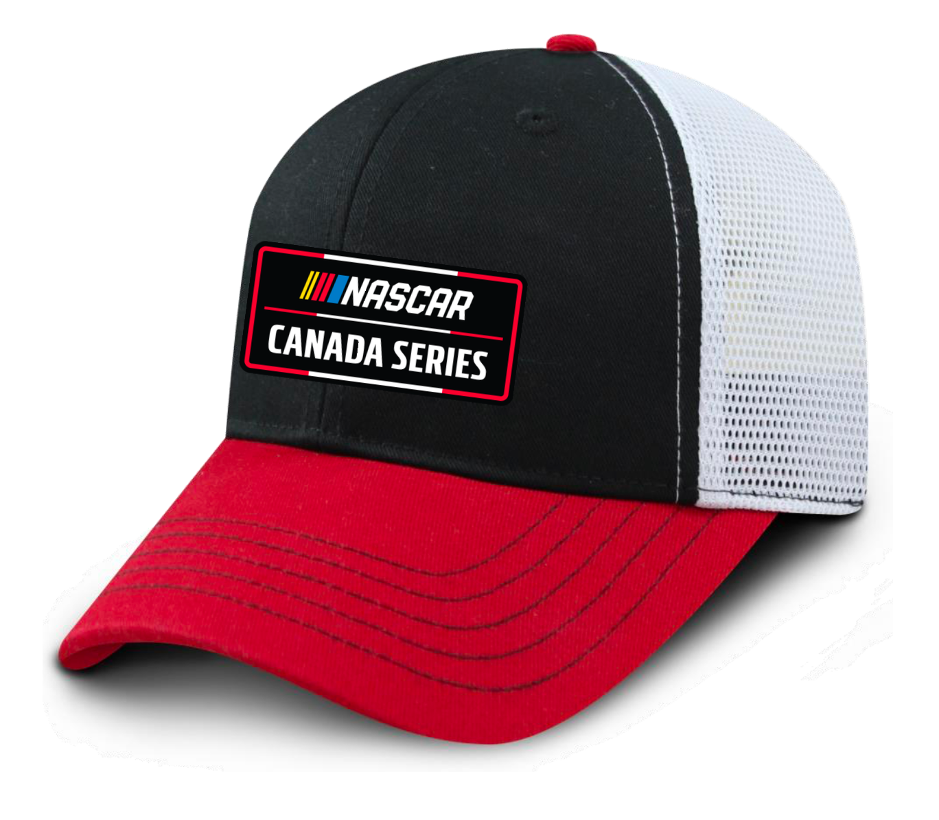Tri Tone Mesh Snap Cap