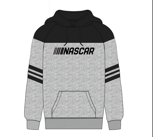 NASCAR Latitude Lightweight Fleece - Grey Heather/Black